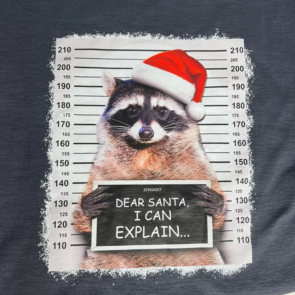 Men's Christmas Raccoon 